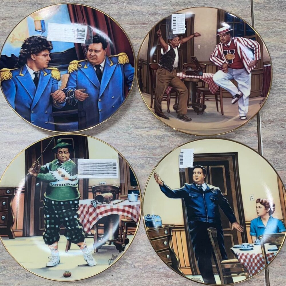 The Honeymooners Hamilton Collection Plate Set